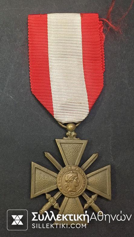 FRANCE War Cross 1930-50